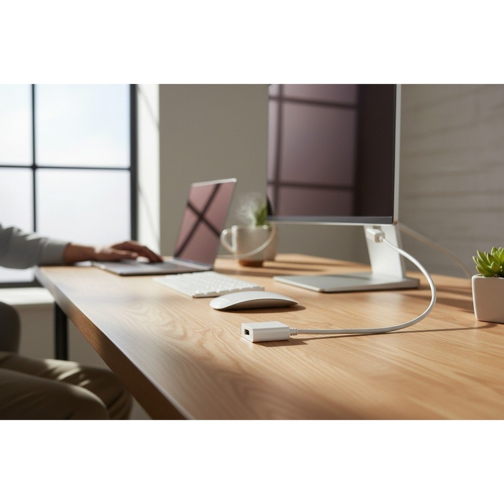 Onn DisplayPort to HDMI Adapter Unisex OS White Very Good 100008762 Video Cable